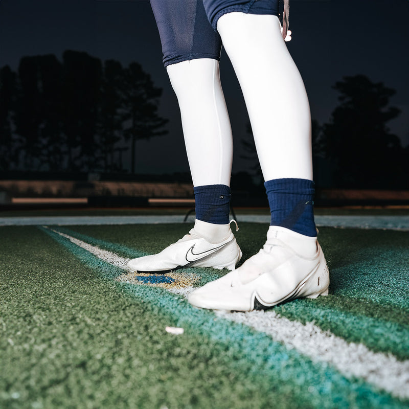 Load image into Gallery viewer, NXTRND Crew Socks Navy Blue 3-Pairs
