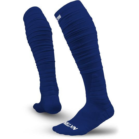 NXTRND XTD™ Scrunch Football Socks Navy Blue