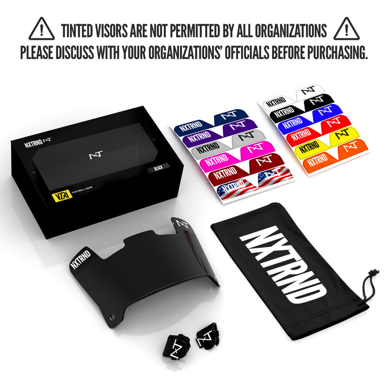 Load image into Gallery viewer, NXTRND VZR1™ Football Visor Black
