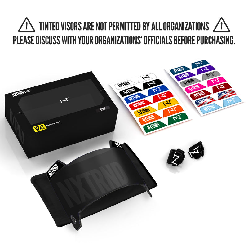 Load image into Gallery viewer, NXTRND VZR3™ Football Visor Black

