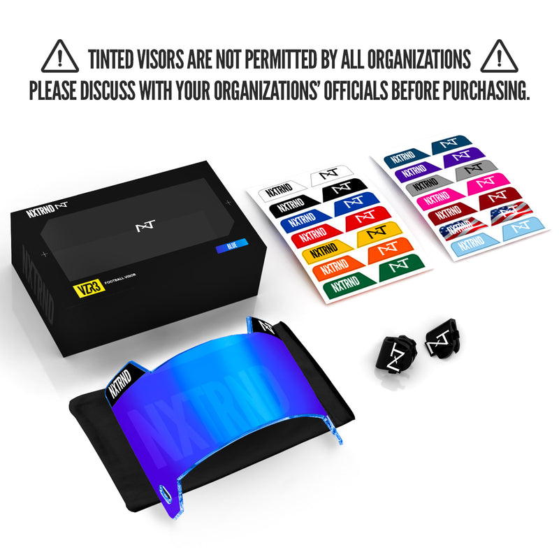 Load image into Gallery viewer, NXTRND VZR3™ Football Visor Blue
