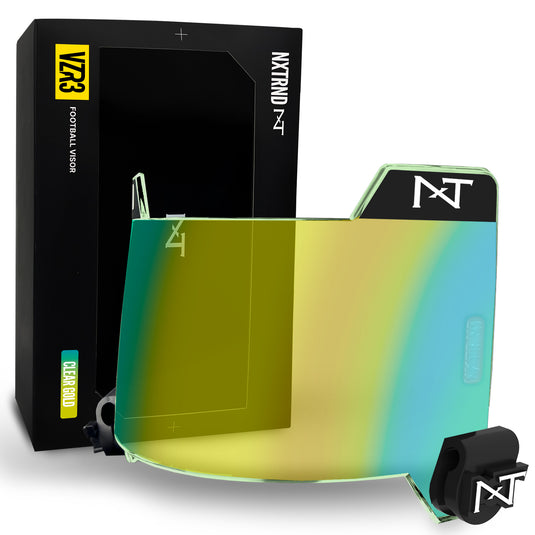 NXTRND VZR3™ Football Visor Clear Gold