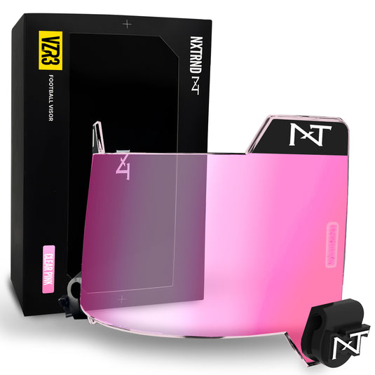 NXTRND VZR3™ Football Visor Clear Pink