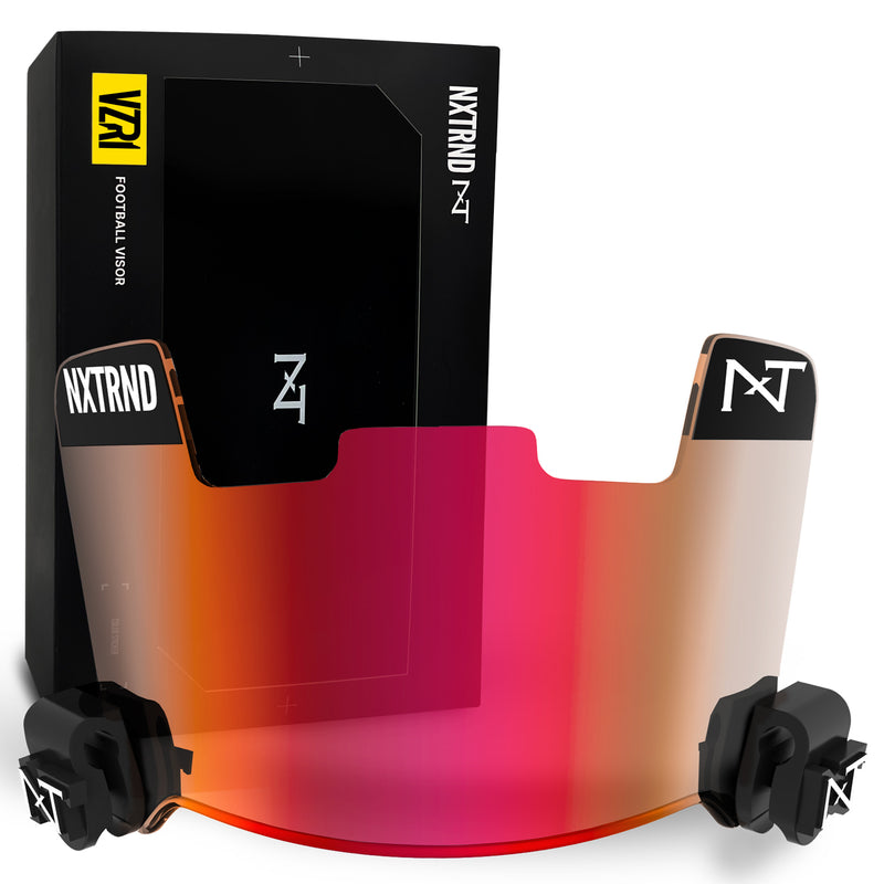 Load image into Gallery viewer, NXTRND VZR1™ Football Visor Clear Red