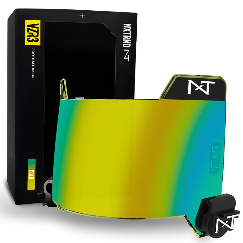 Load image into Gallery viewer, NXTRND VZR3™ Football Visor Gold