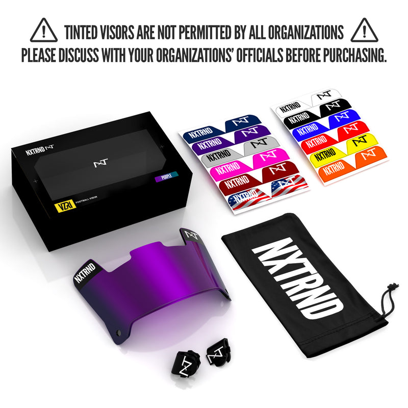 Load image into Gallery viewer, NXTRND VZR1™ Football Visor Purple