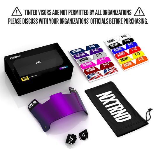NXTRND VZR1™ Football Visor Purple