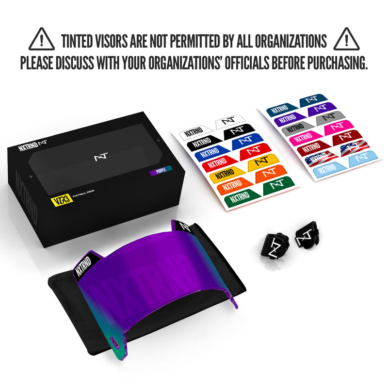 Load image into Gallery viewer, NXTRND VZR3™ Football Visor Purple
