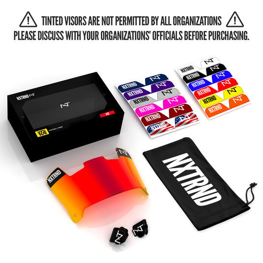 NXTRND VZR1™ Football Visor Red