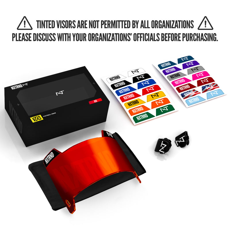 Load image into Gallery viewer, NXTRND VZR3™ Football Visor Red
