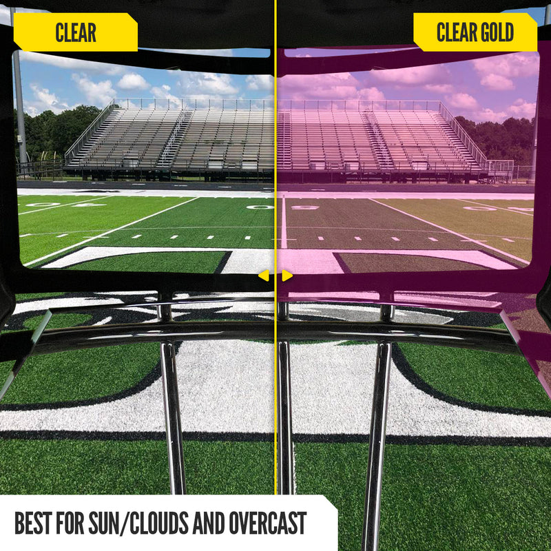 Load image into Gallery viewer, NXTRND VZR3™ Football Visor Clear Gold
