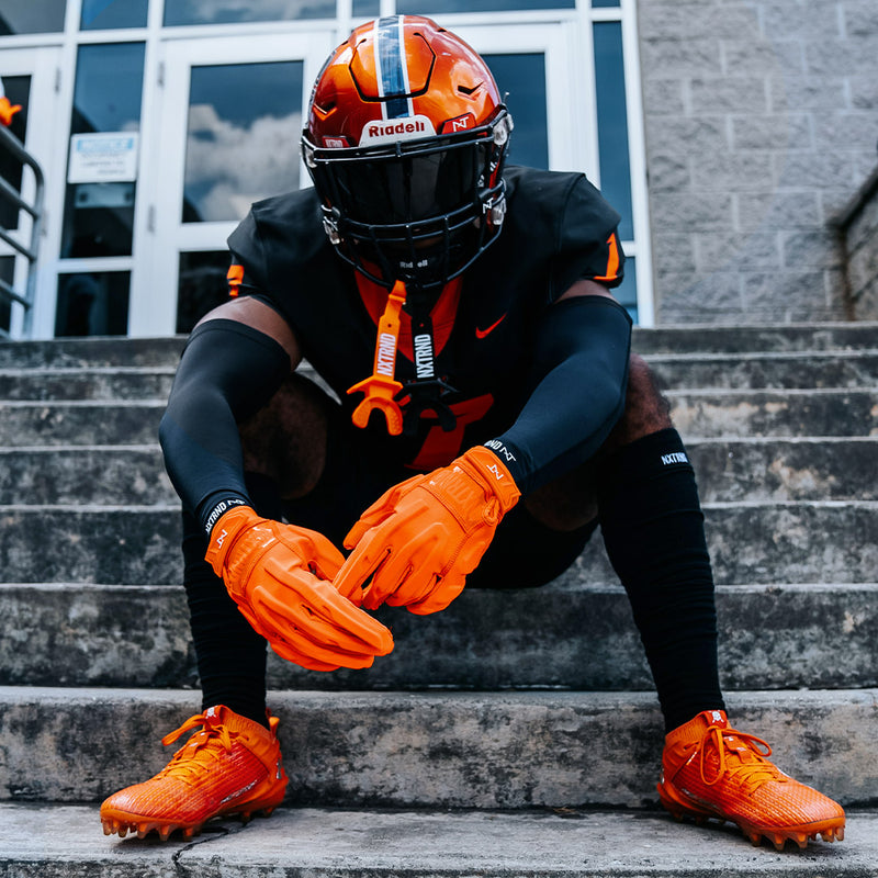 Load image into Gallery viewer, NXTRND G3™ Padded Football Gloves Orange
