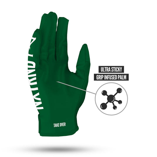 NXTRND G1™ Football Gloves Dark Green