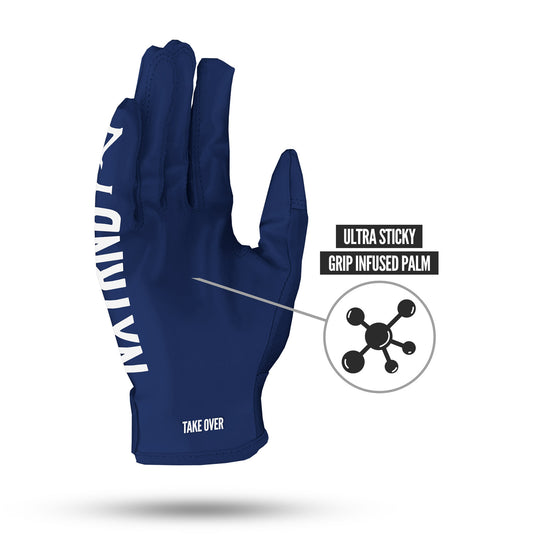 NXTRND G1™ Football Gloves Navy Blue
