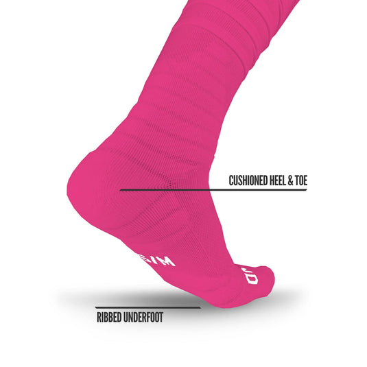 NXTRND XTD™ Scrunch Football Socks Pink