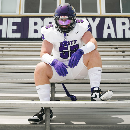 NXTRND G3™ Padded Football Gloves Purple