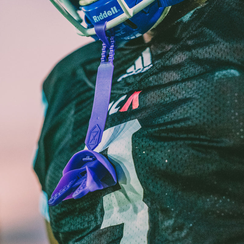 Load image into Gallery viewer, Football Mouthguard Purple
