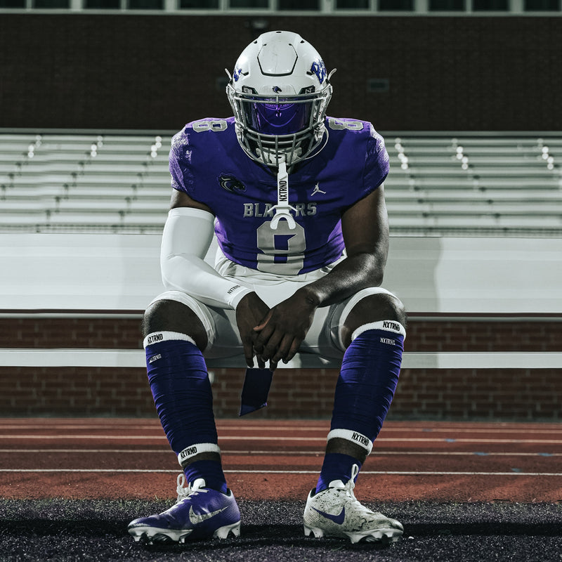 Load image into Gallery viewer, NXTRND Football Leg Sleeves Purple
