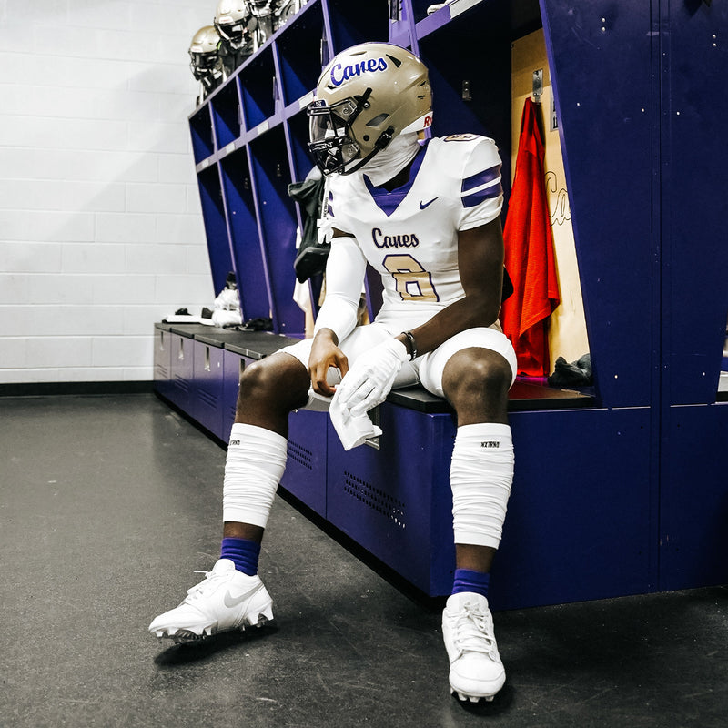 Load image into Gallery viewer, NXTRND Quarter Football Socks Purple 3-Pairs