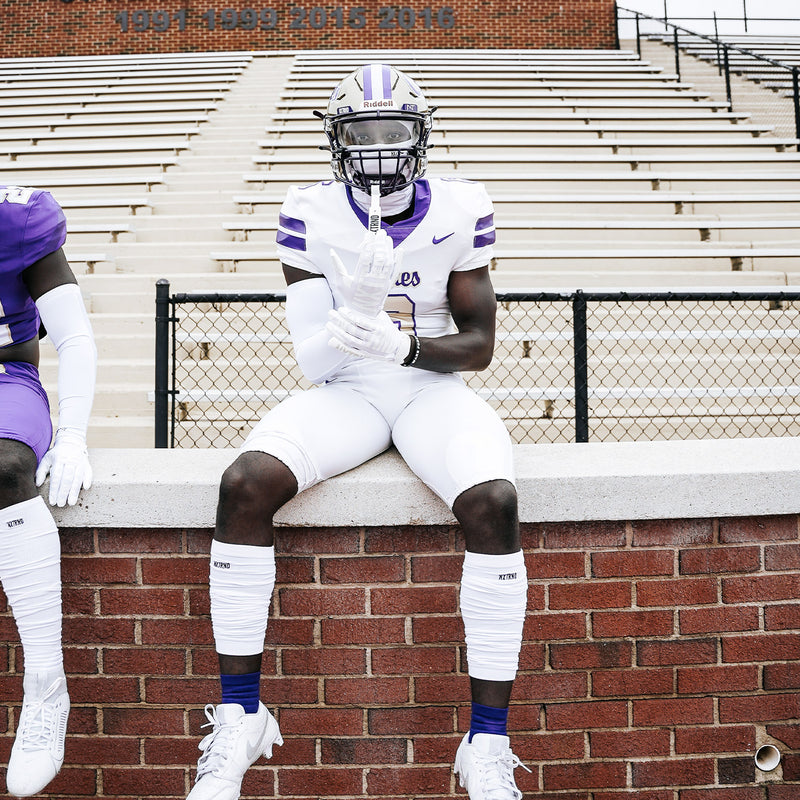 Load image into Gallery viewer, NXTRND Quarter Football Socks Purple 3-Pairs