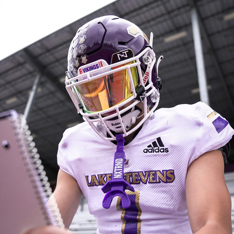 Load image into Gallery viewer, NXTRND VZR1™ Football Visor Clear Gold