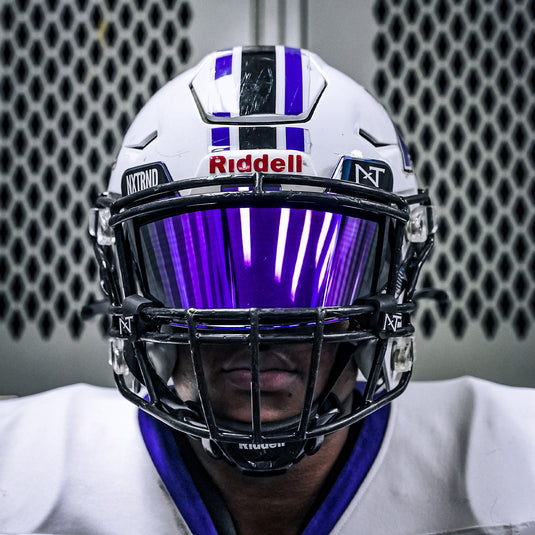 NXTRND VZR1™ Football Visor Purple