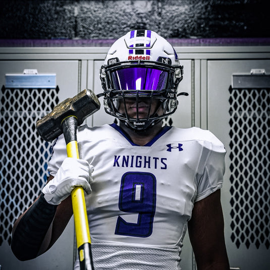 NXTRND VZR1™ Football Visor Purple