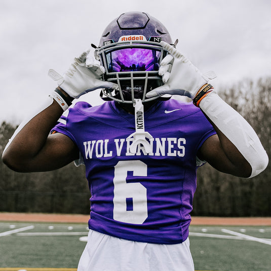 NXTRND VZR3™ Football Visor Purple