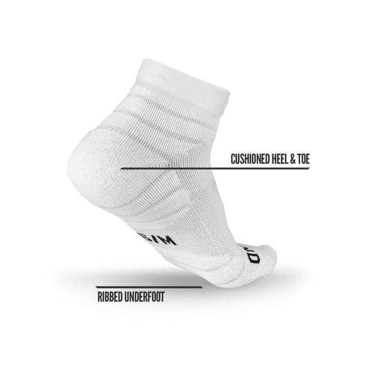 NXTRND Quarter Football Socks White 3-Pairs