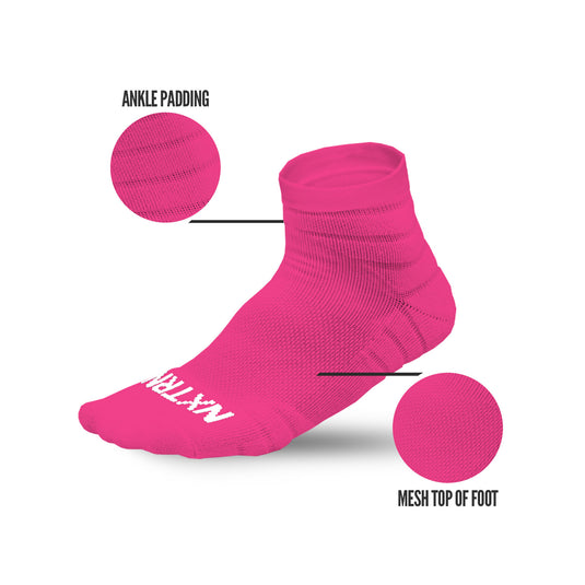 NXTRND Quarter Football Socks Pink 3-Pairs