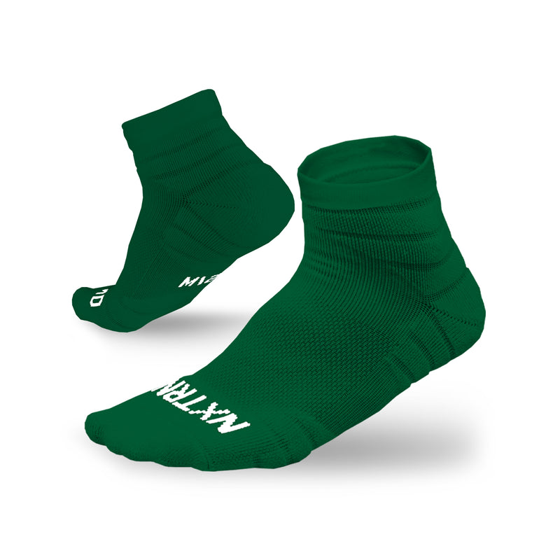 Load image into Gallery viewer, NXTRND Quarter Football Socks Green 3-Pairs
