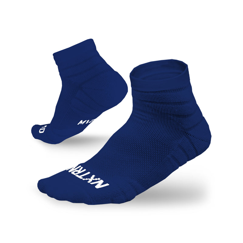 Load image into Gallery viewer, NXTRND Quarter Football Socks Navy Blue 3-Pairs
