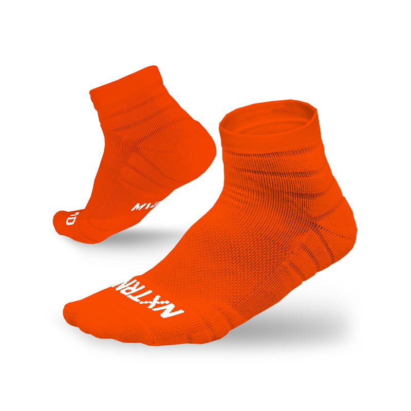Load image into Gallery viewer, NXTRND Quarter Football Socks Orange 3-Pairs
