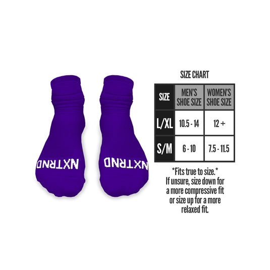 NXTRND Quarter Football Socks Purple 3-Pairs