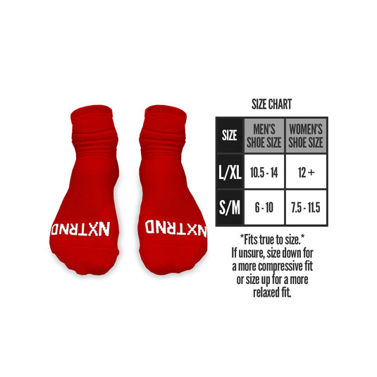 NXTRND Quarter Football Socks Red 3-Pairs