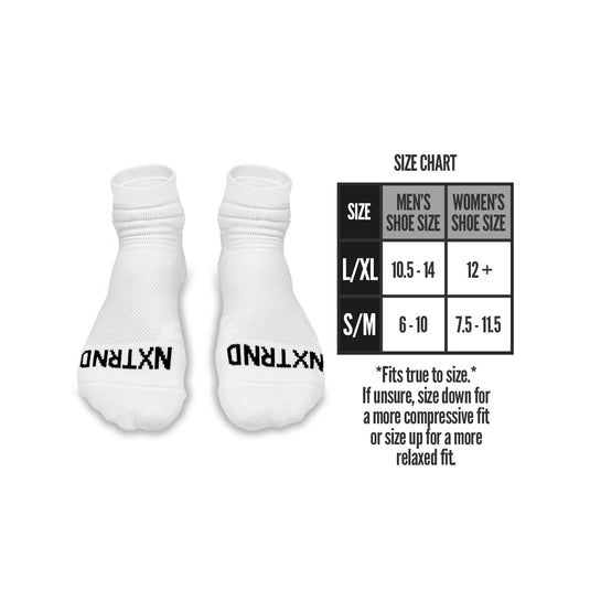 NXTRND Quarter Football Socks White 3-Pairs