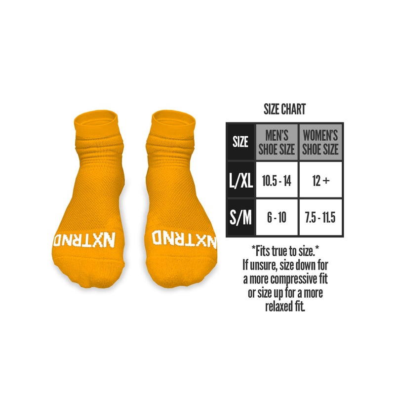 Load image into Gallery viewer, NXTRND Quarter Football Socks Yellow 3-Pairs
