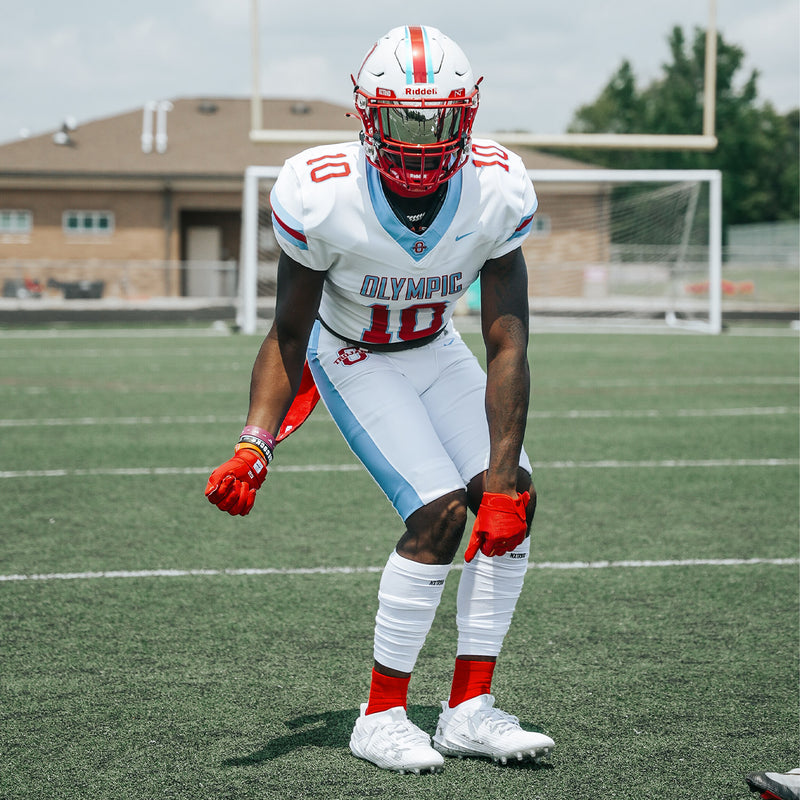 Load image into Gallery viewer, NXTRND Quarter Football Socks Red 3-Pairs