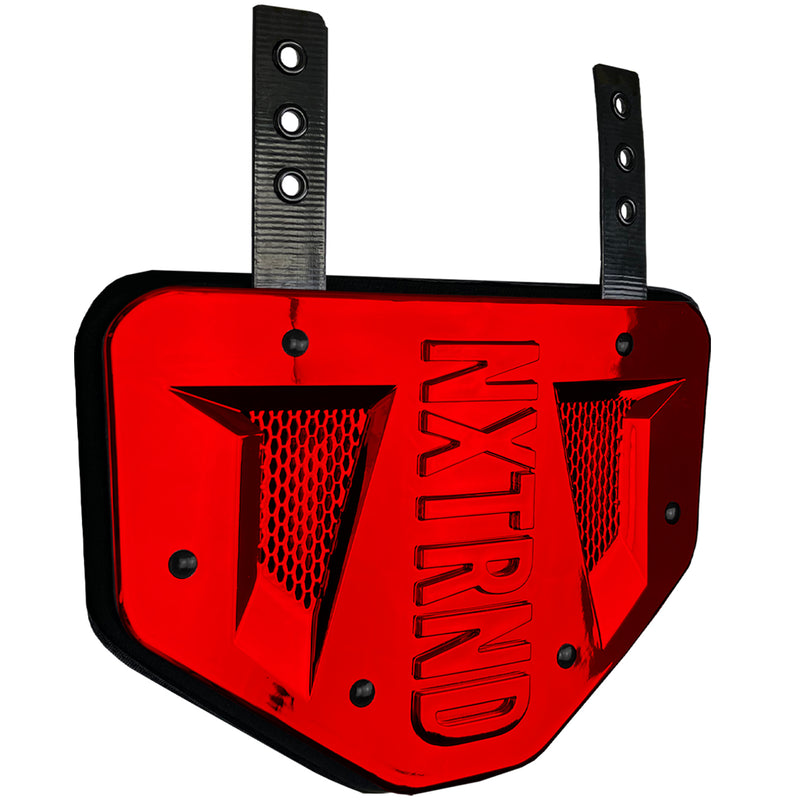 Load image into Gallery viewer, NXTRND B-PLATE™ Football Back Plate Chrome Red
