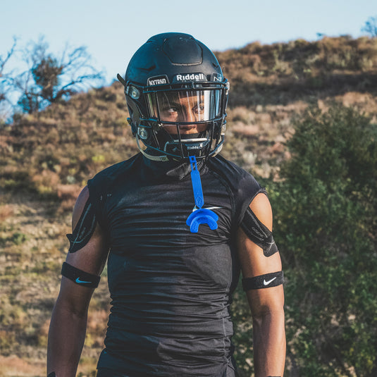 Football Mouthguard Blue