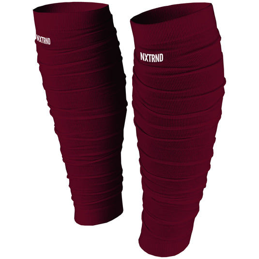 NXTRND Football Leg Sleeves Maroon
