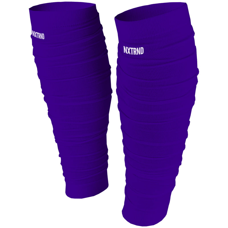 Load image into Gallery viewer, Football Leg Sleeves Purple
