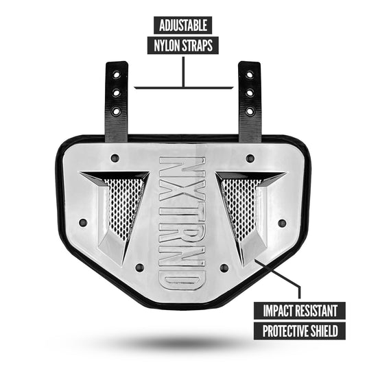 NXTRND B-PLATE™ Football Back Plate Silver