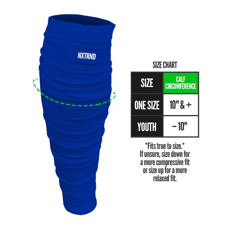 Load image into Gallery viewer, NXTRND Football Leg Sleeves Blue
