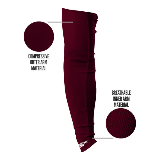 NXTRND AirTek™ Arm Sleeves Maroon (1 Pair)