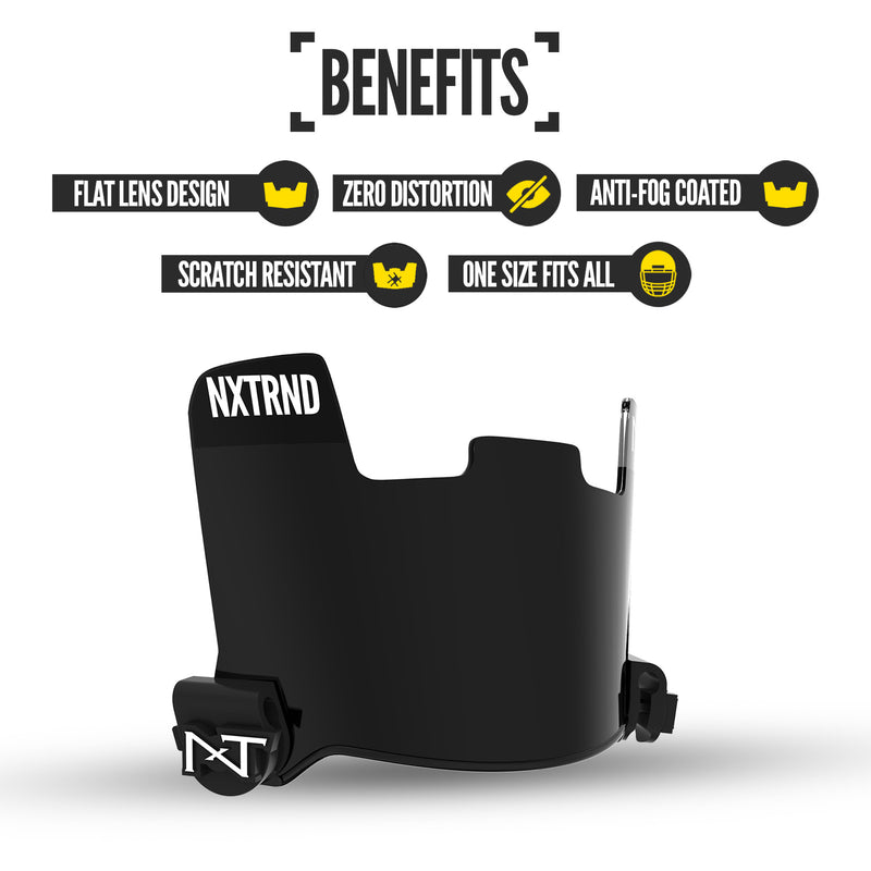 Load image into Gallery viewer, NXTRND VZR1™ Football Visor Black
