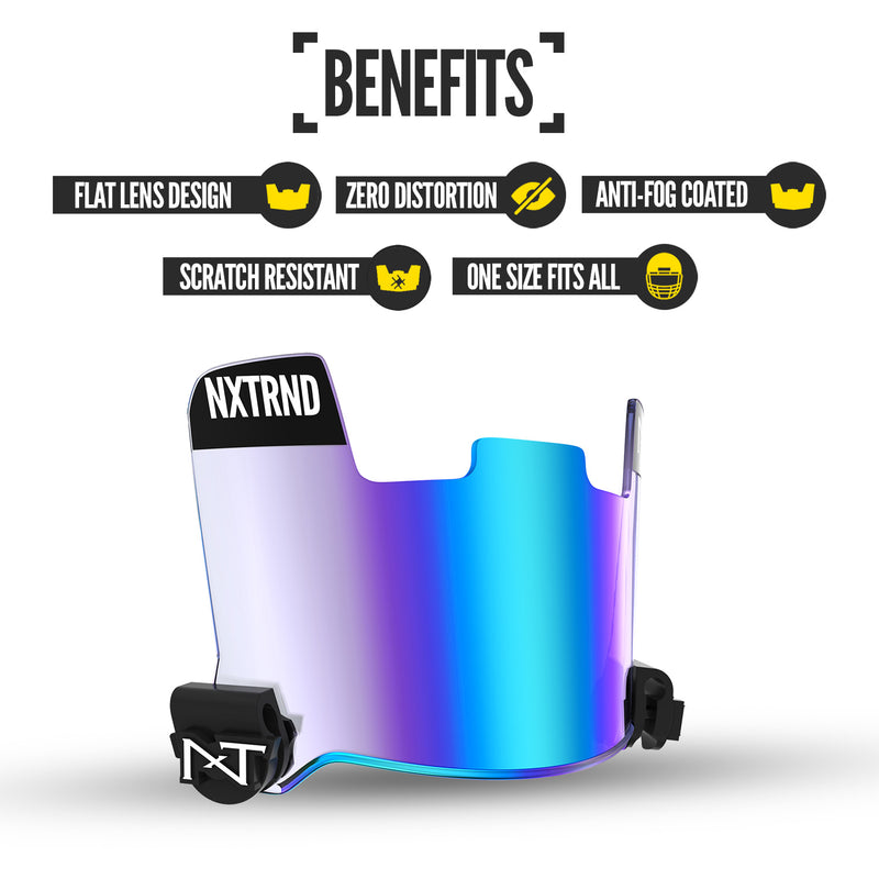 Load image into Gallery viewer, NXTRND VZR1™ Football Visor Clear Blue