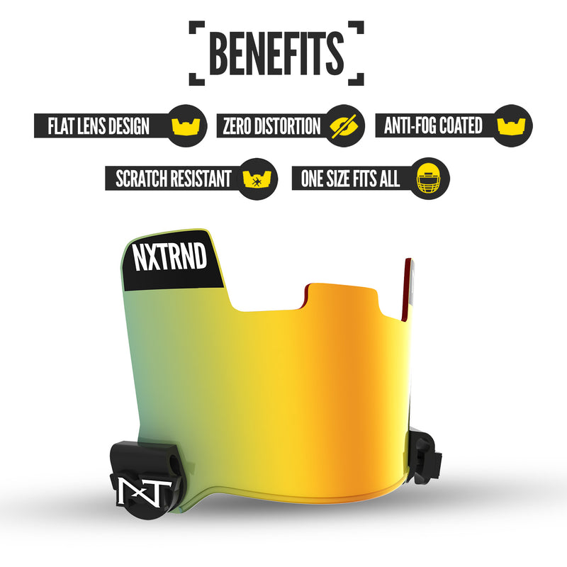 Load image into Gallery viewer, NXTRND VZR1™ Football Visor Gold