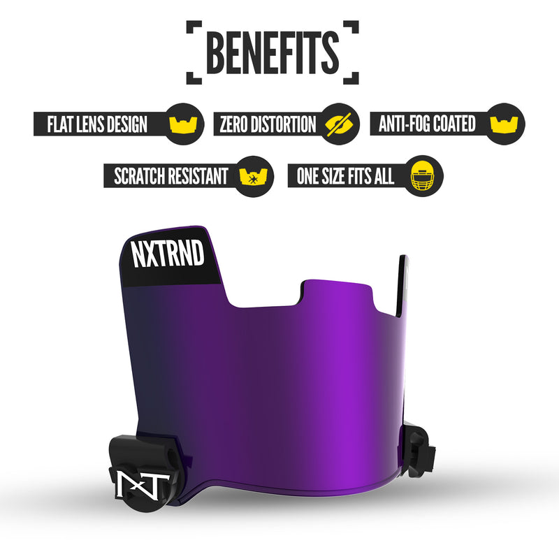 Load image into Gallery viewer, NXTRND VZR1™ Football Visor Purple