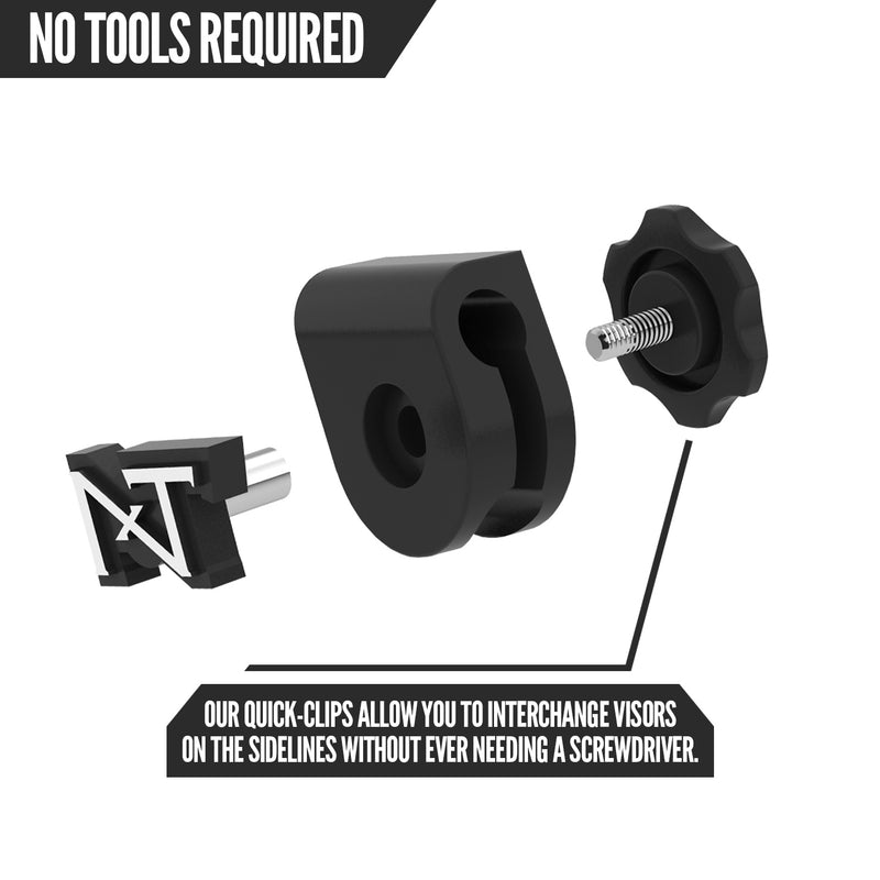 Load image into Gallery viewer, NXTRND VZR3™ Football Visor Black
